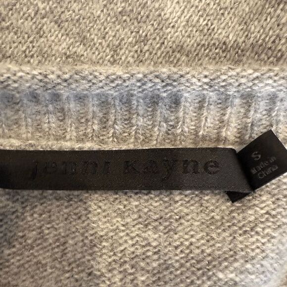 Jenni Kayne Everyday Sweater Cashmere Blend in Gray Oversized Boxy Size Small - Picture 5 of 11